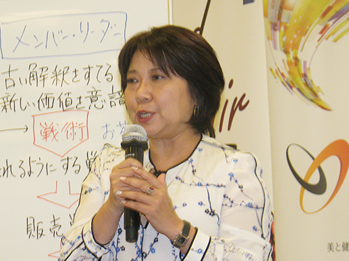 全国直販流通協会専任講師の野口悦子氏